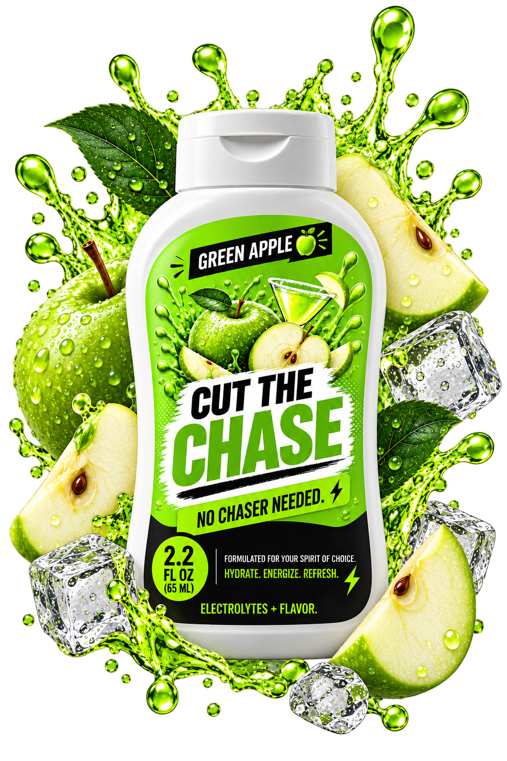 Cut The Chase Green Apple